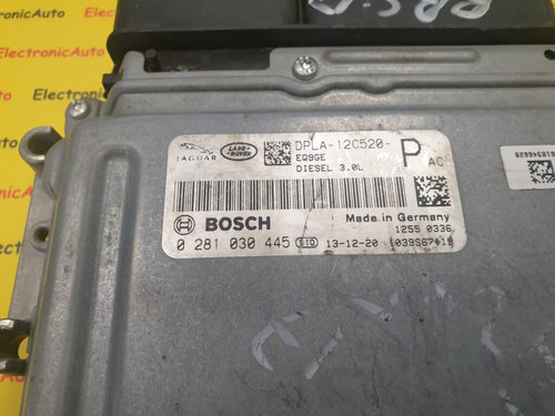 ECU Calculator motor Land Rover Discovery 3.0 DPLA-12C520-P, 0281030445