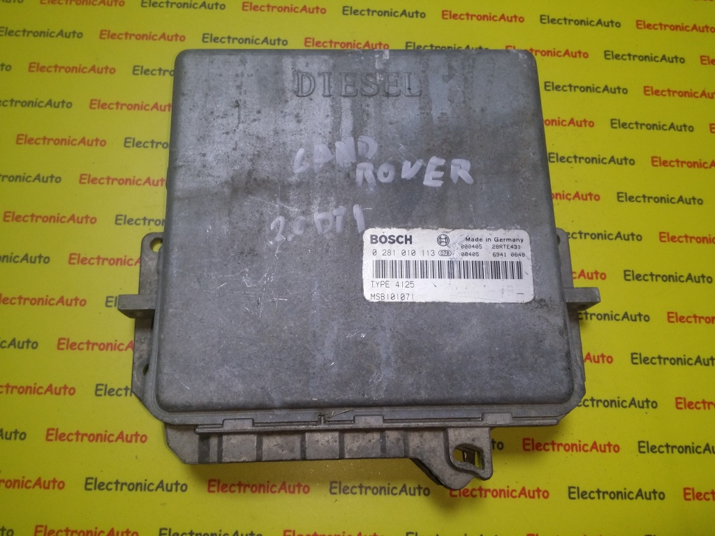 ECU Calculator motor Land Rover Freelander 2.0D 0281010113