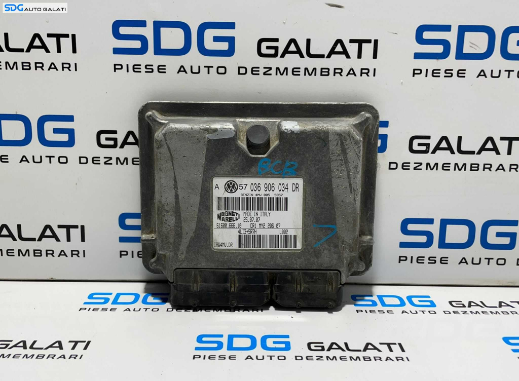 ECU Calculator Motor Magneti Marelli Seat Leon 1M 1.4 Benzina 1998 - 2005 Cod 036906034DR [L2422]