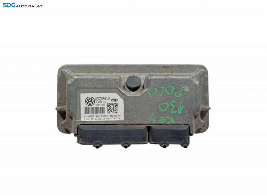 ECU Calculator Motor Magneti Marelli Skoda Fabia 1 1.4 Benzina 2000 - 2007 Cod 03C906024F [LC0342] [LC0343]