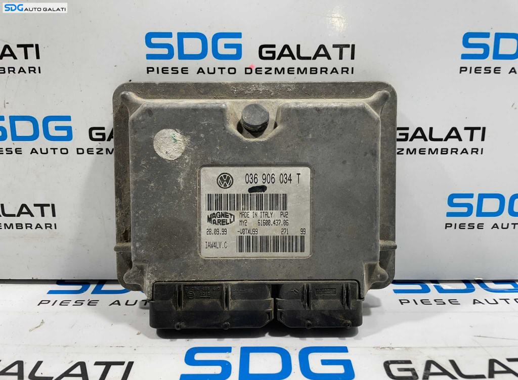 ECU Calculator Motor Magneti Marelli Skoda Fabia 1 1.4 1.6 Benzina 2000 - 2007 Cod 036906034T [L4243]