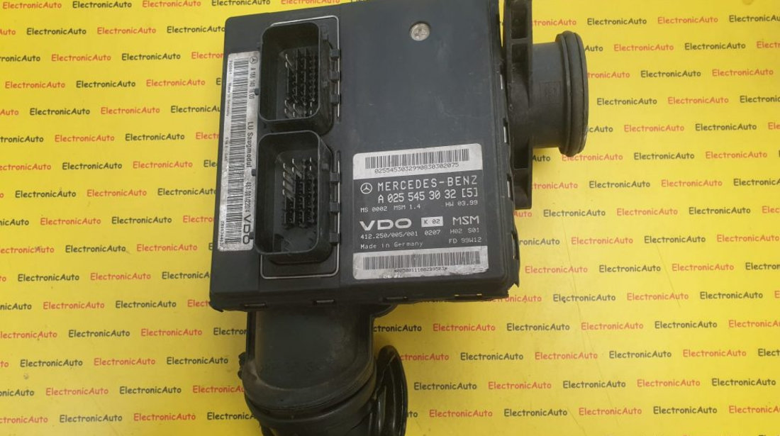 ECU Calculator motor Mercedes A 1.4 A0255453032, MSM1.4