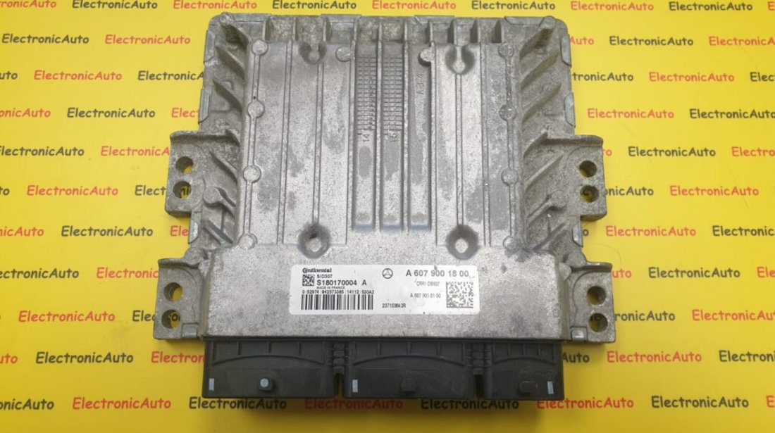 ECU Calculator motor Mercedes A 1.5CDI S180170004A, A6079001800, SID307