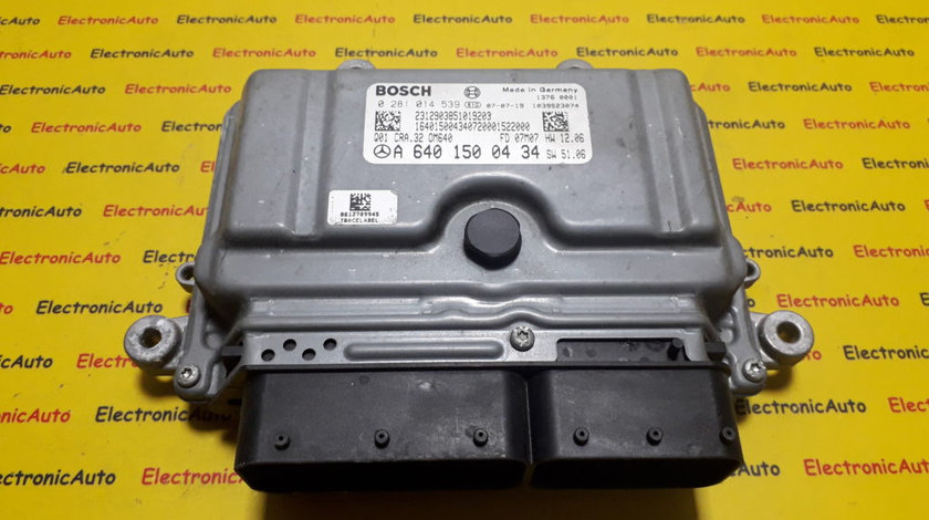 ECU Calculator motor Mercedes A Class 1.6CDI A6401500434, 0281014539