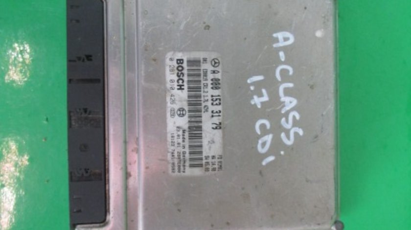 ECU / CALCULATOR MOTOR MERCEDES A-CLASS W169 1.7 CDI FAB. 2004-2012 COD A0001533179 ⭐⭐⭐⭐⭐