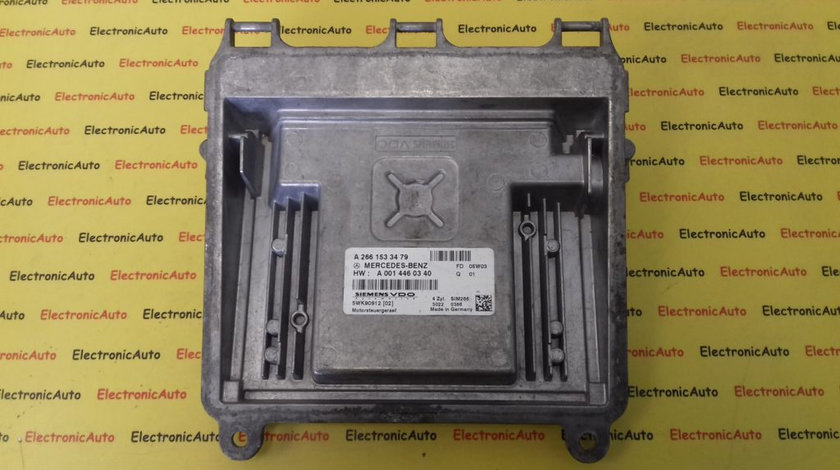 ECU Calculator Motor Mercedes A150 1.5, A2661533479, A0014460340, 5WK90912