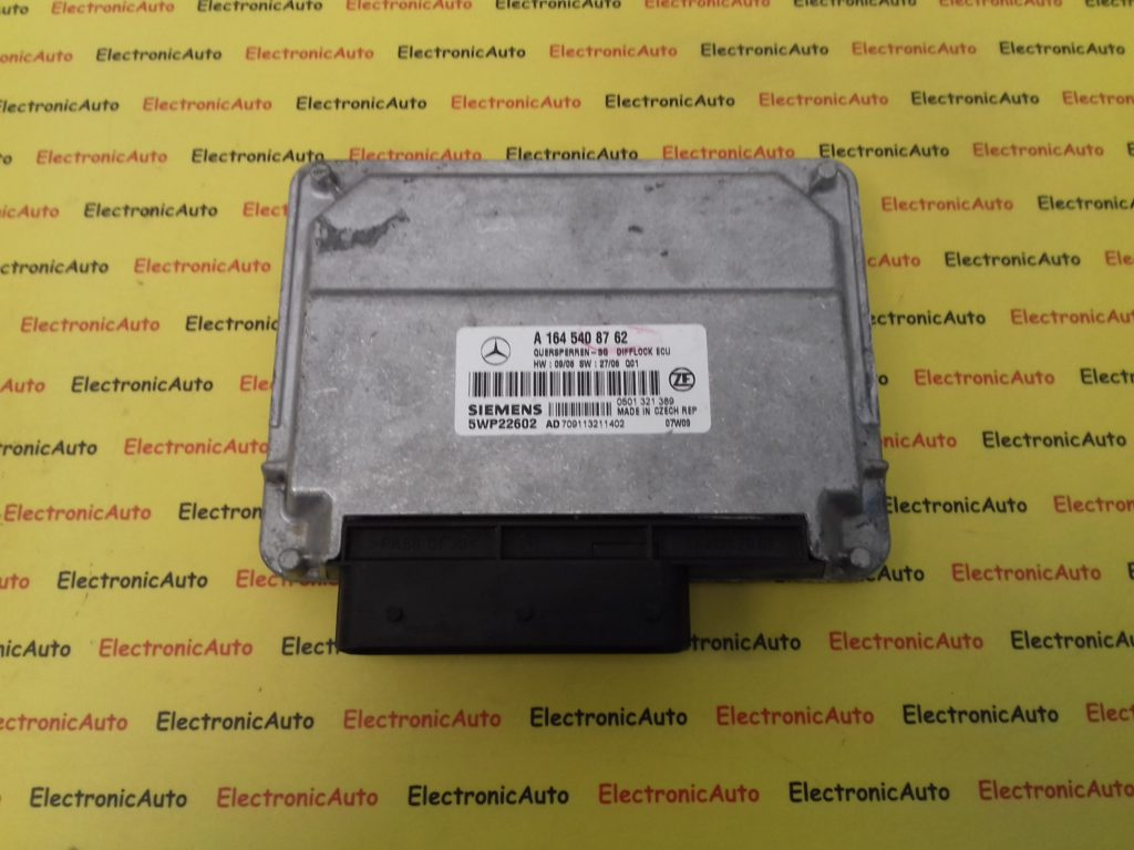 ECU Calculator Motor Mercedes, A1645408762, 5WP22602
