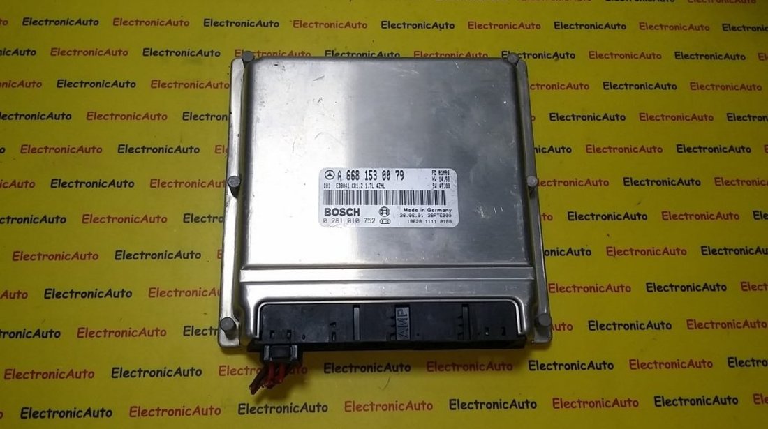 ECU Calculator motor Mercedes A170 1.7CDI 0281010752 CR1.2 1.7L