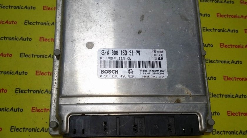 ECU Calculator motor Mercedes A170 1.7CDI 0281010426