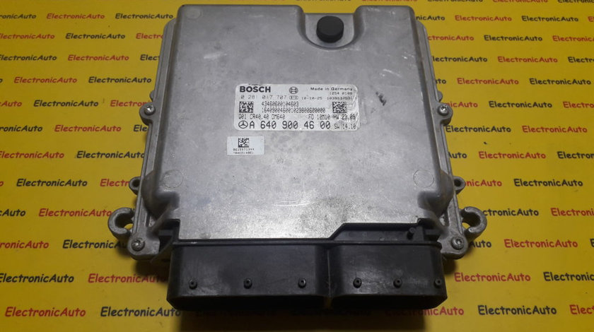 ECU Calculator motor Mercedes A200 2.0CDI 0281017707, A6409004600