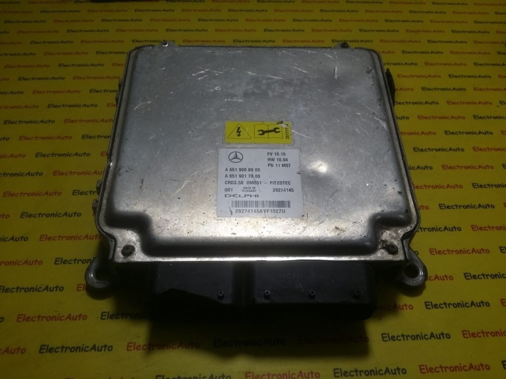 ECU Calculator motor Mercedes A6519008900, A6519017800