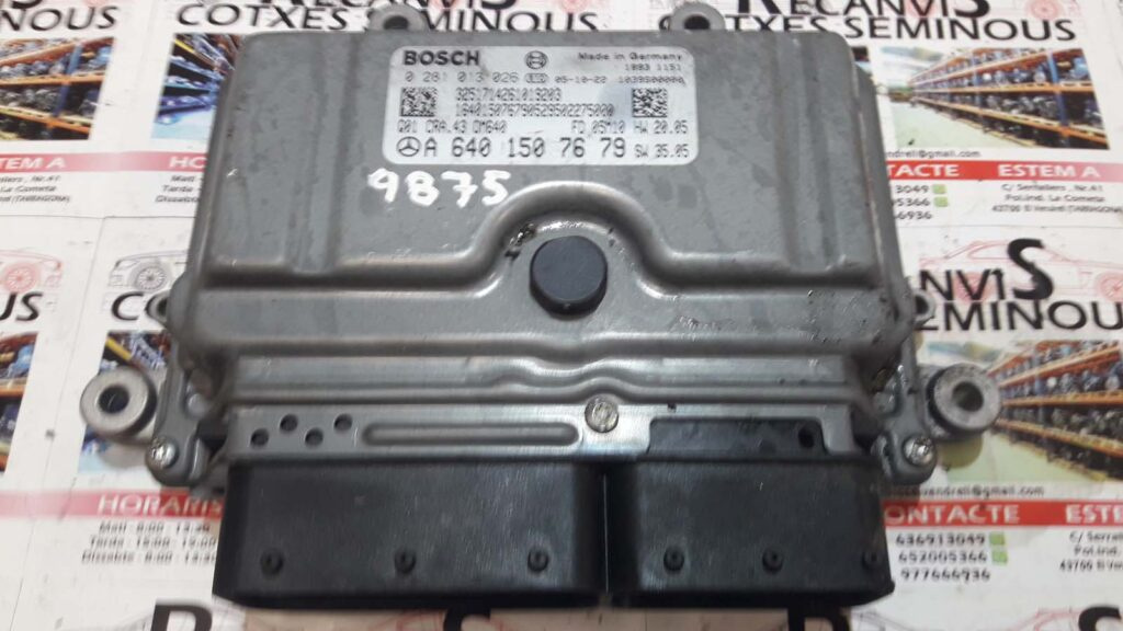 ECU Calculator Motor MERCEDES-BENZ Class A, 0281013026, A6401507679,