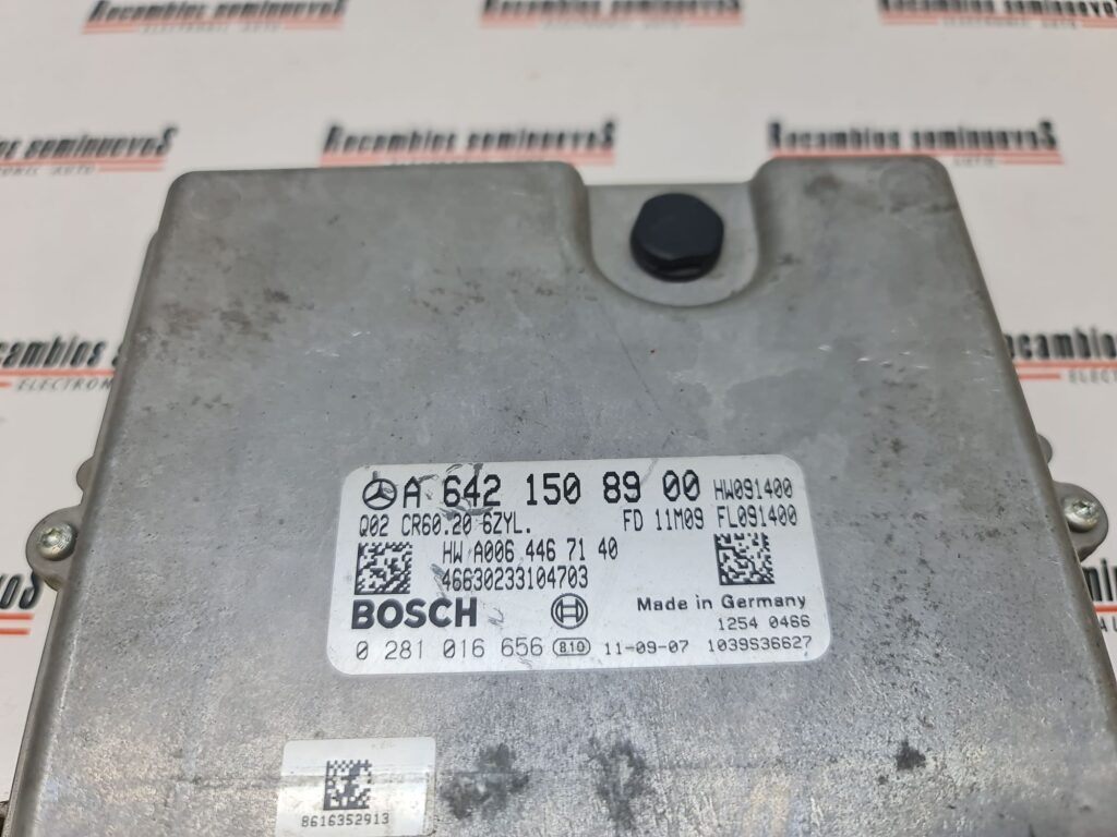 ECU Calculator Motor MERCEDES-BENZ CLS, 0281016656, A6421508900, CR6020,