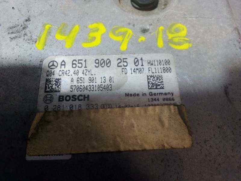 ECU Calculator Motor MERCEDES-BENZ GLK, 0281018333, A6519002501, CR4240, A6519011301,