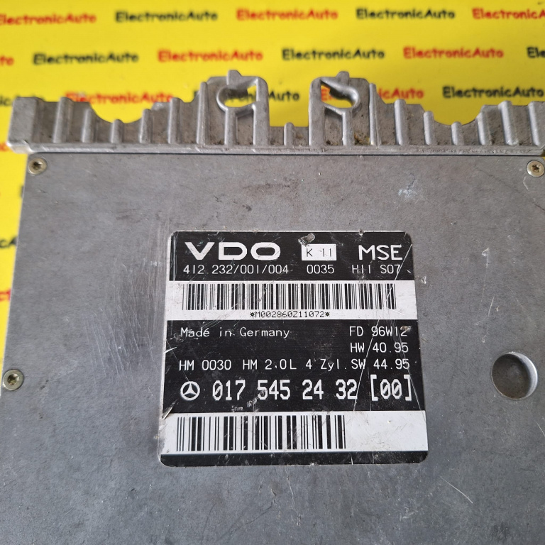 ECU Calculator Motor MERCEDES-BENZ W202, 0175452432, 412232001004,