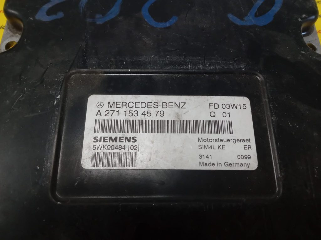 ECU Calculator motor Mercedes C 1.8, A2711534579, 5WK90484,