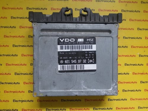 ECU Calculator motor Mercedes C180 1.8 0215459732