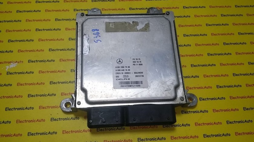 ECU Calculator motor Mercedes C220 2.2CDI A6519007500, A0064461540