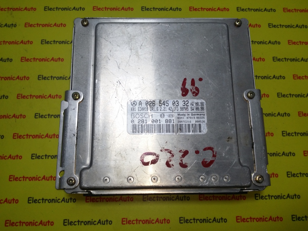 ECU Calculator motor Mercedes C220 2.2CDI 0281001881