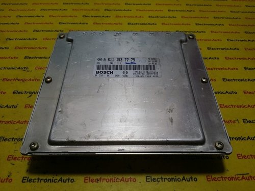 ECU Calculator motor Mercedes C220, A6111537779, 0281011001,