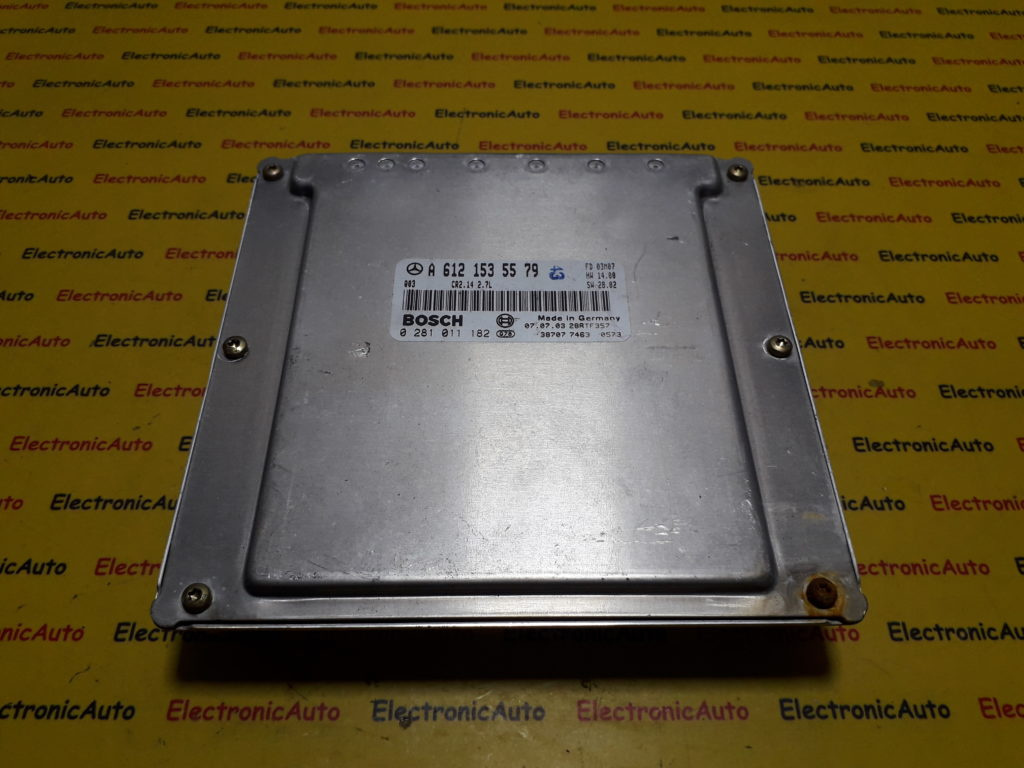ECU Calculator motor Mercedes C270 2.7CDI 0281011182, A6121535579