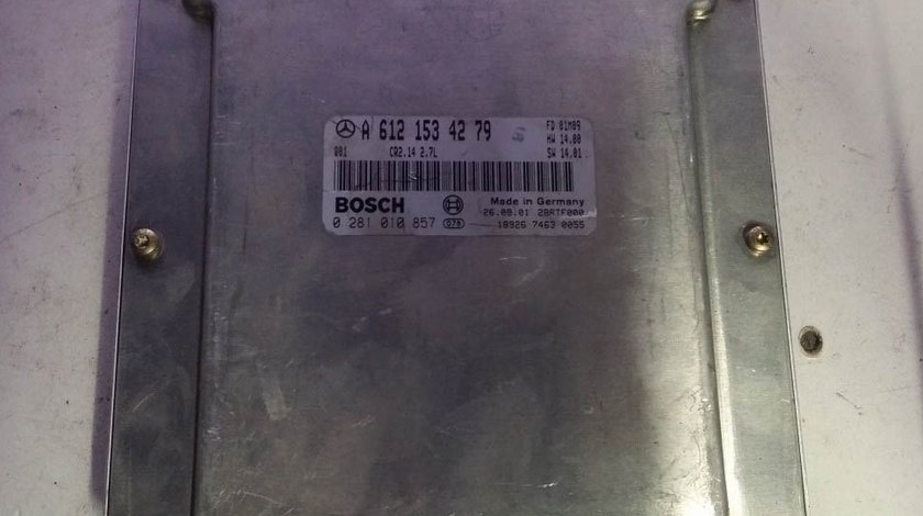 ECU Calculator motor Mercedes C270 2.7CDI 0281010857