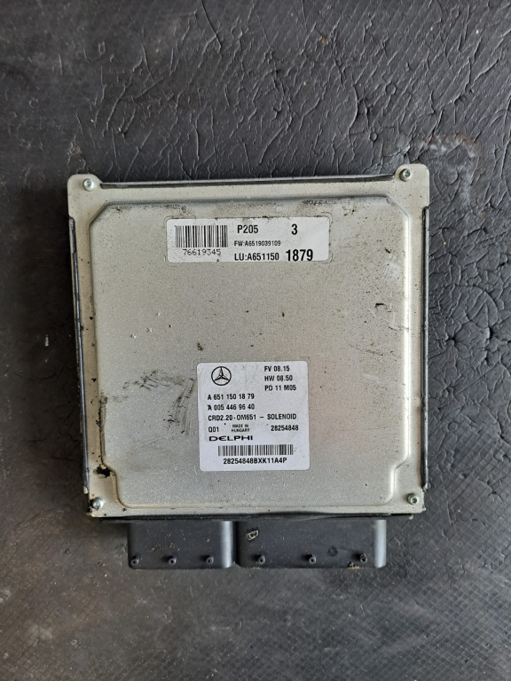 ECU Calculator motor Mercedes E 2.2 CDI CRD2.20 W211 - COD A6511501879 28254848