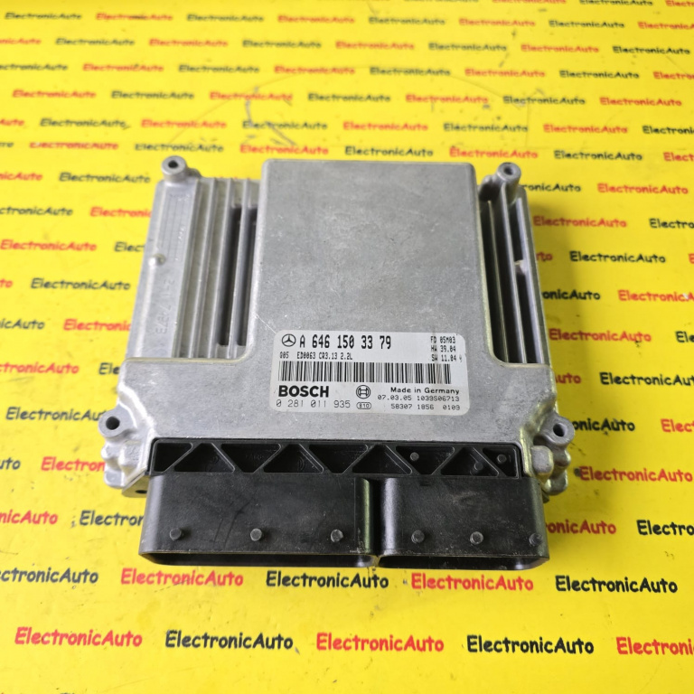 ECU Calculator motor Mercedes E, A6461503379, 0281011935, CR313,