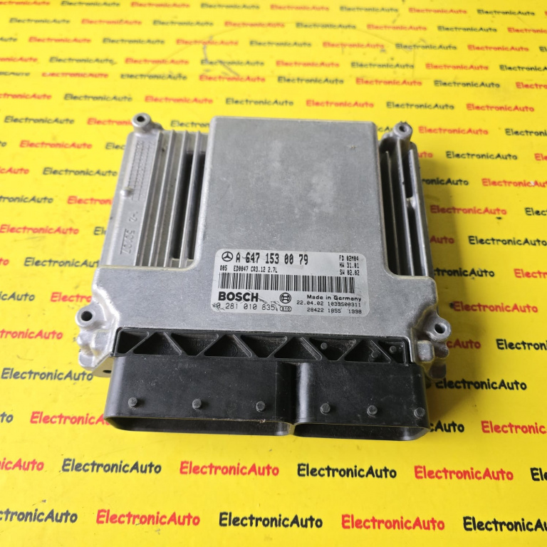 ECU Calculator Motor Mercedes E270 2.7CDI, 0281010835, A6471530079,