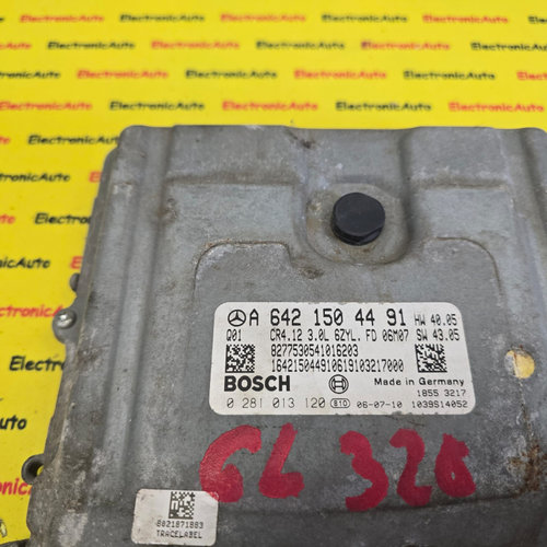 ECU Calculator motor Mercedes GL, A6421504491, 0281013120, CR412,
