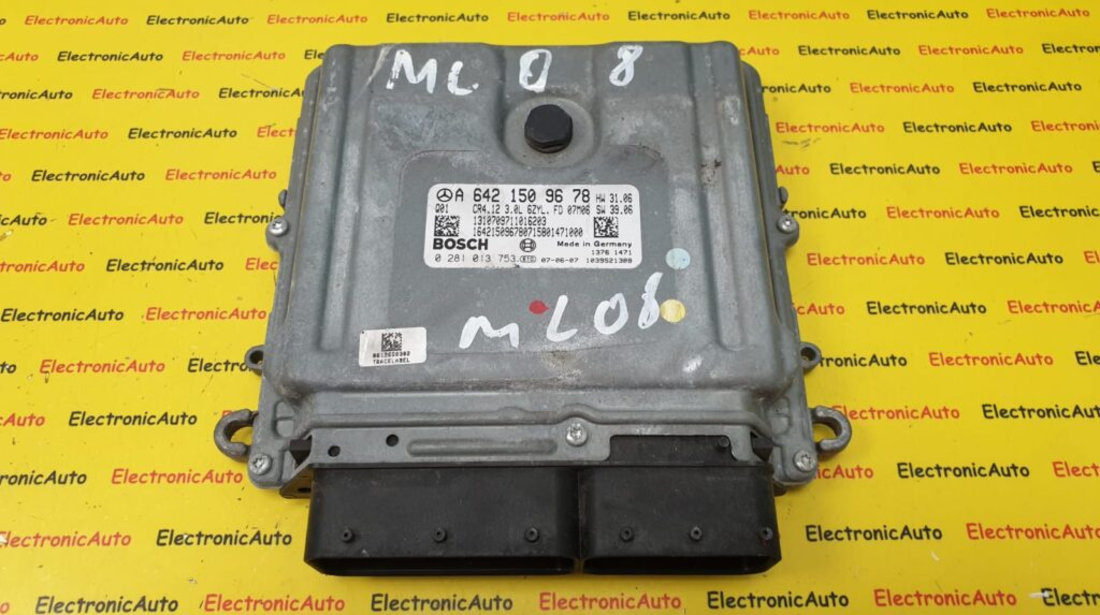 ECU Calculator Motor Mercedes ML 2.8CDi, 0281013753, A6421509678, CR4.12