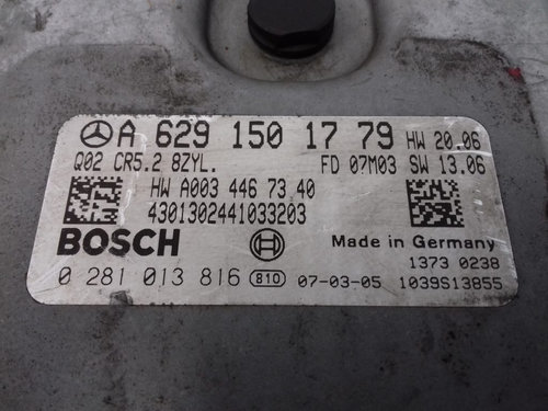 ECU Calculator Motor Mercedes ML420 4.2 CDI, 0281013816, A6291501779, A0034467340,