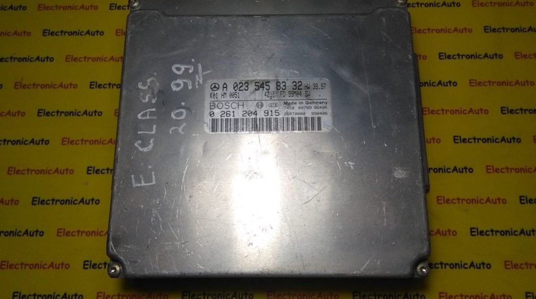 ECU Calculator motor Mercedes SLK230 2.3 0261204915, A0235458332