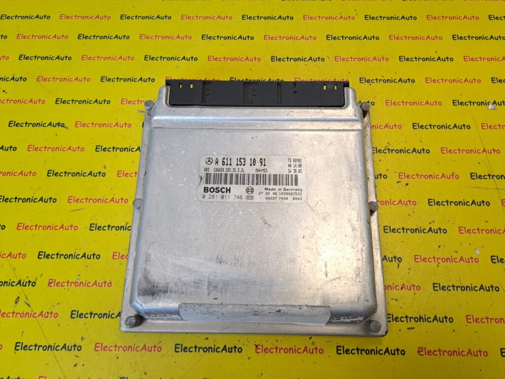 ECU Calculator motor Mercedes Sprinter, 0281011746, A6111531091,