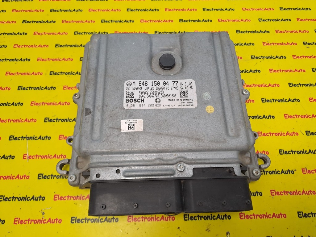 ECU Calculator motor Mercedes Sprinter, 0281014202, A6461500477,