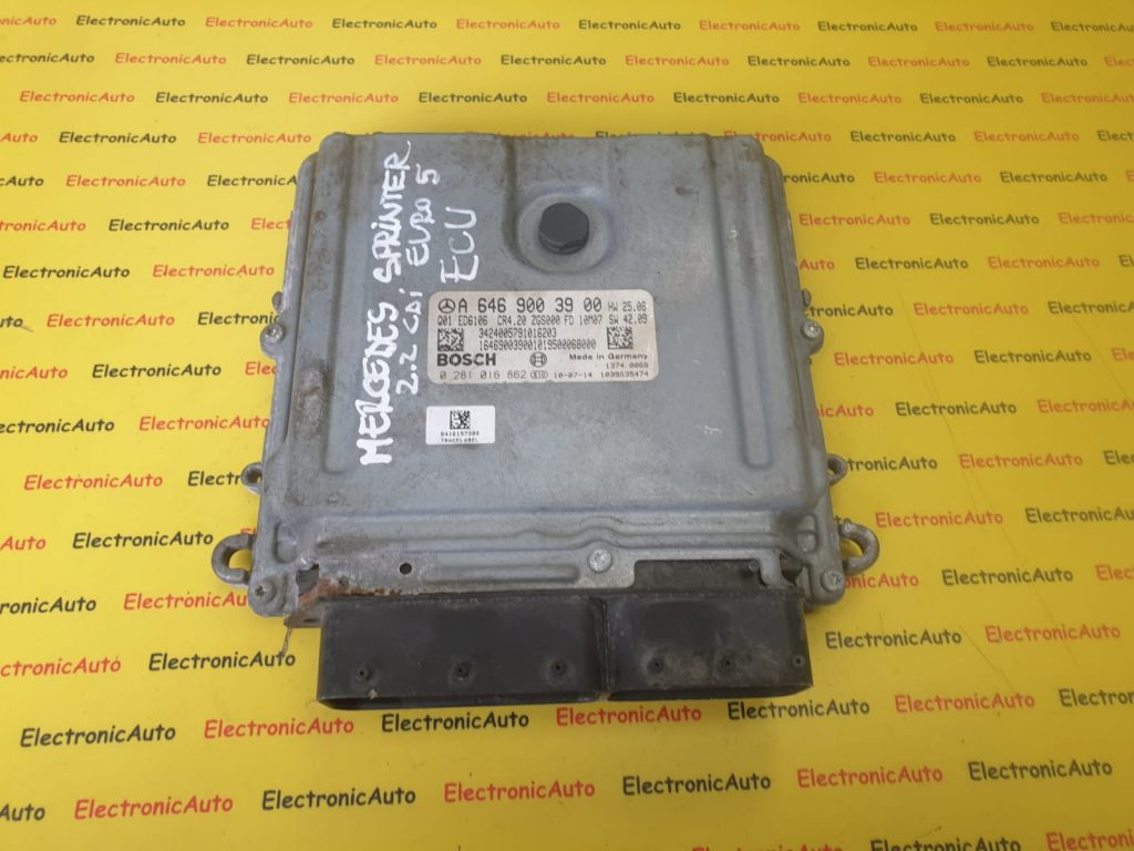ECU Calculator motor Mercedes Sprinter 2.2CDI A6469003900, 0281016862