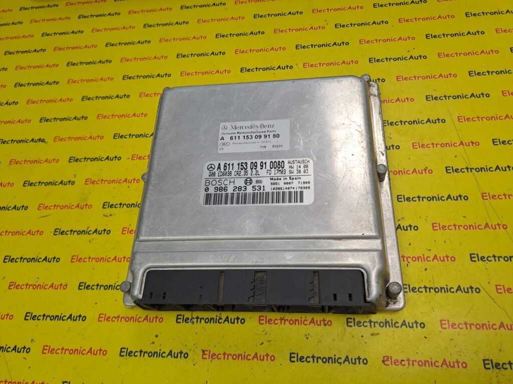 ECU Calculator motor Mercedes Sprinter 2.2CDI, 0986283531, A6111530991,