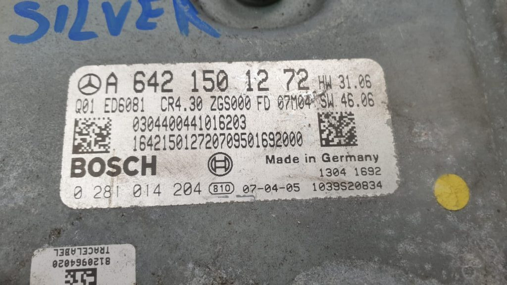 ECU Calculator motor Mercedes Sprinter 3.0CDI, 0281014204, A6421501272,