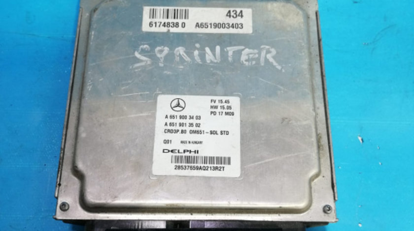 ECU Calculator motor Mercedes Sprinter A6519003403, A6519013502