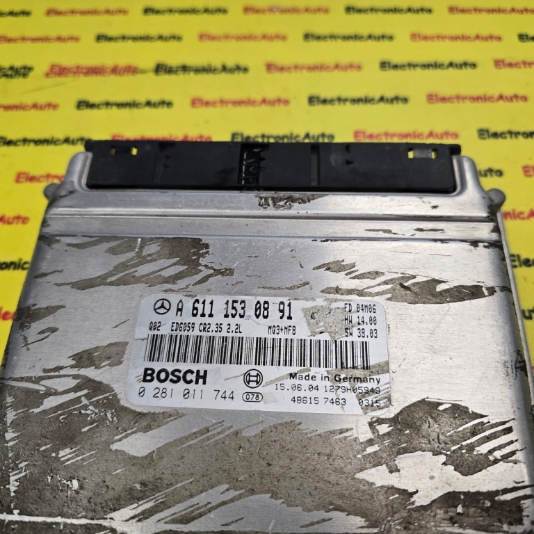 ECU Calculator motor Mercedes Sprinter, A6111530891, 0281011744, CR235,
