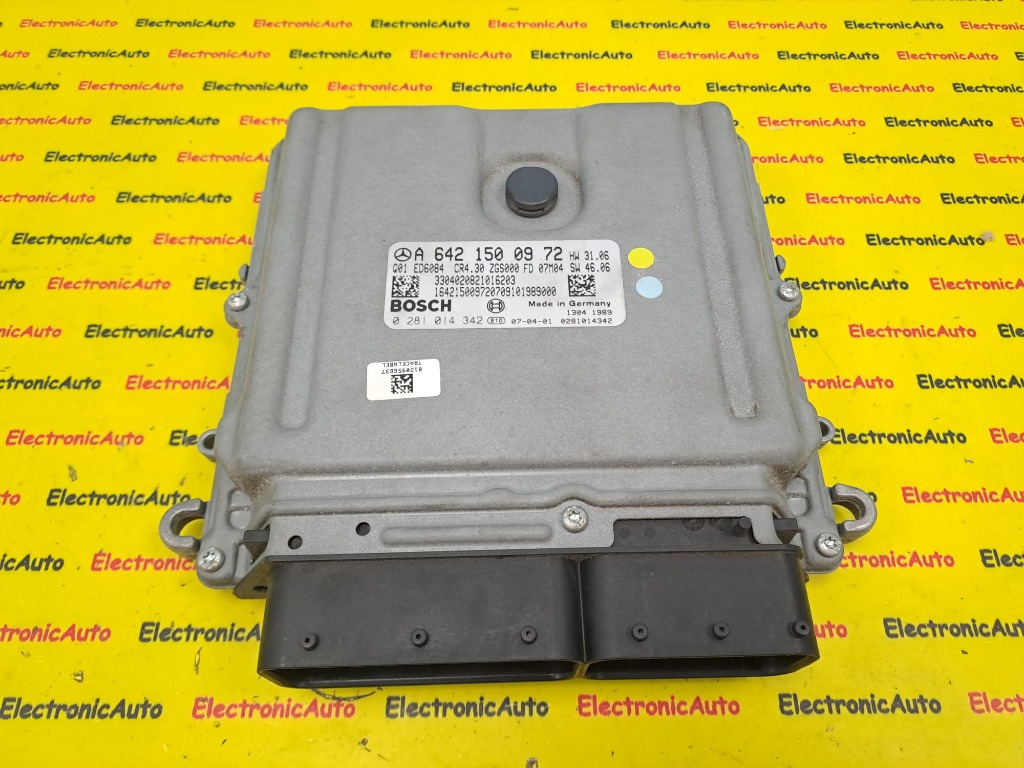 ECU Calculator motor MERCEDES VITO, 0281014342, A6421500972,