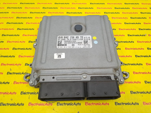 ECU Calculator motor MERCEDES VITO, 0281014342, A6421500972,