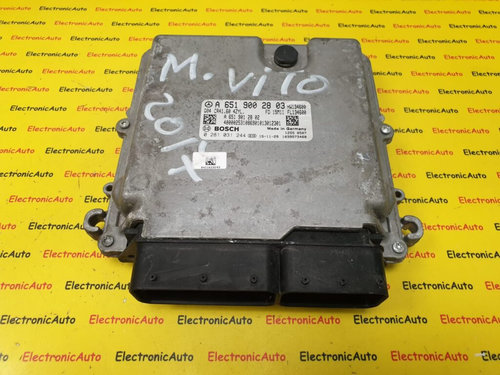 ECU Calculator Motor Mercedes Vito 2.1, 0281031244, A6519002803, CR41.60