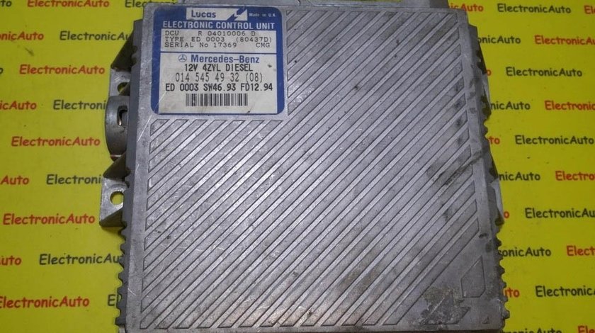 ECU Calculator motor Mercedes W202, C220 2.2 0145454932