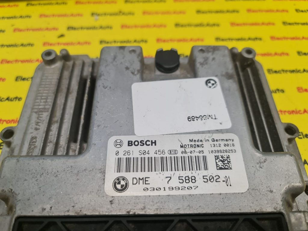 ECU Calculator motor Mini Cooper 1.6, 0261S04456, 7588502,