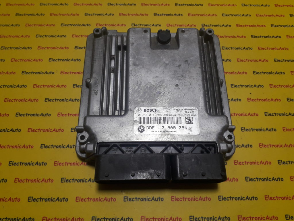ECU Calculator motor Mini Cooper 1.6 d 0281014856, DDE7809794