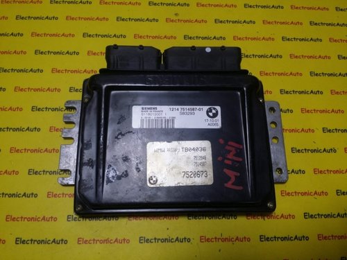 ECU Calculator motor Mini Cooper 1.6 S118012001I, 12147514587-01