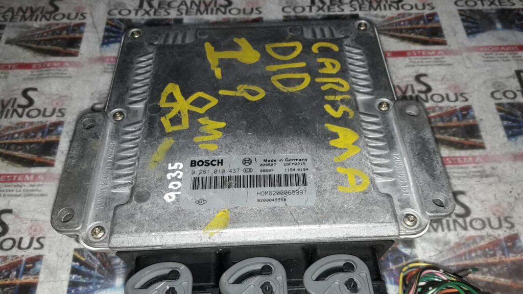 ECU Calculator Motor MITSUBISHI CARISMA, 0281010437, 8200065997, 8200049958,