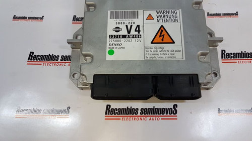 ECU Calculator Motor NISSAN 23710AW406, 2758002202, 5800220,