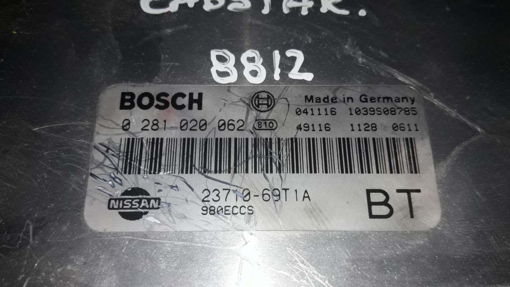 ECU Calculator Motor NISSAN CABSTAR, 0281020062, 2371069T1A,
